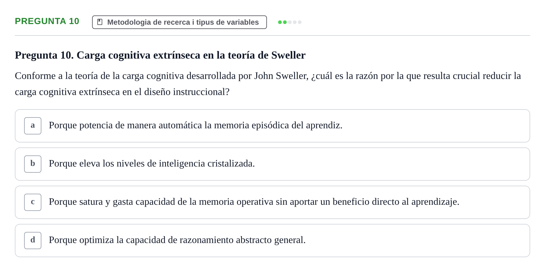 Enunciado: Pregunta 10