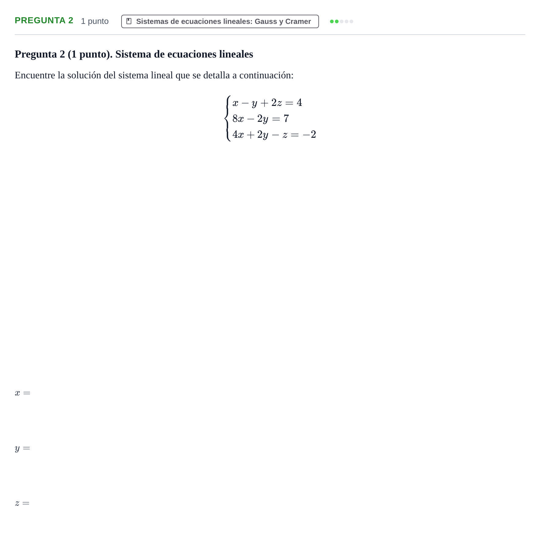 Enunciado: Pregunta 2 · Fundamentos de Matemáticas UOC Juny 2021