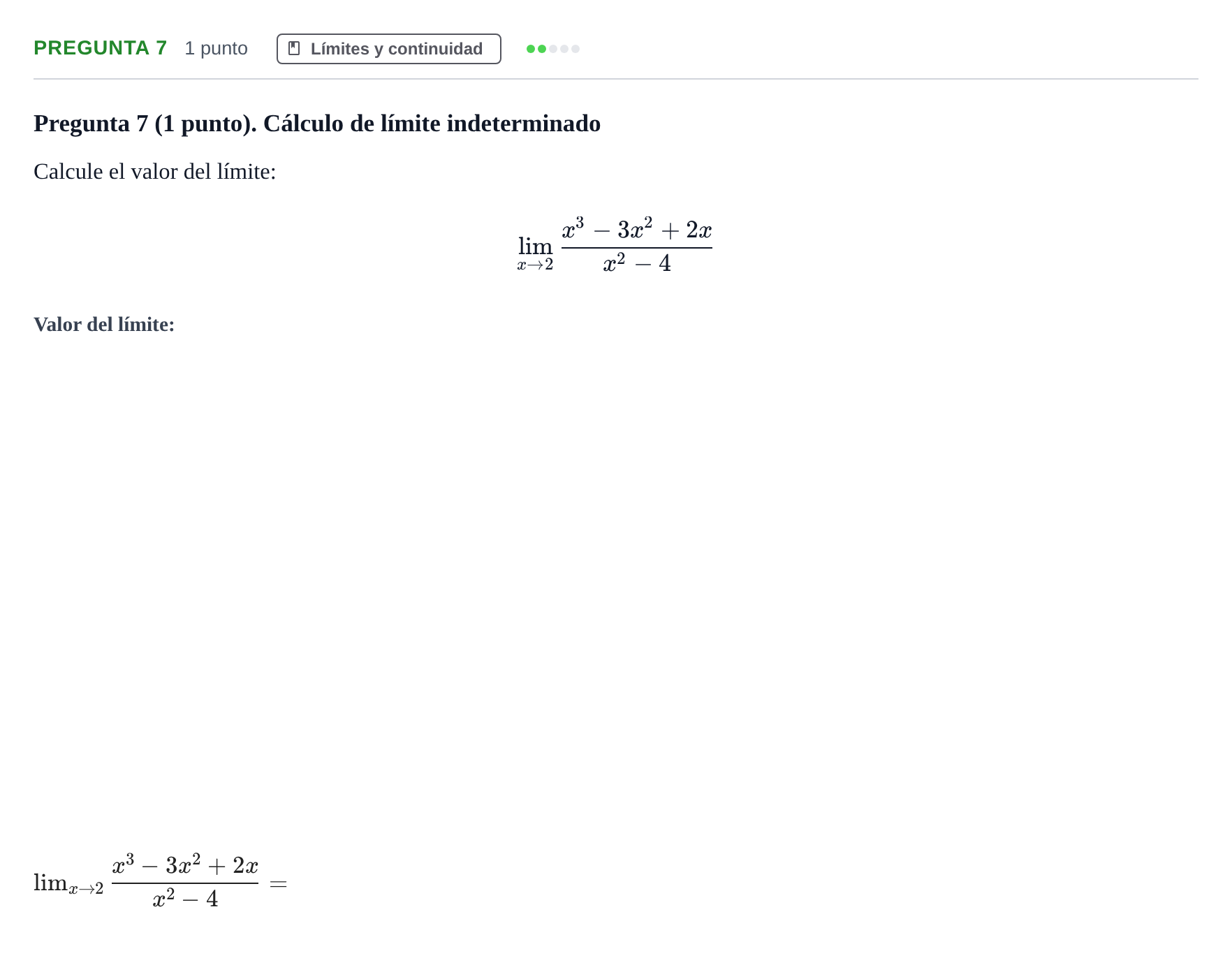 Enunciado: Pregunta 7 · Fundamentos de Matemáticas UOC Juny 2021
