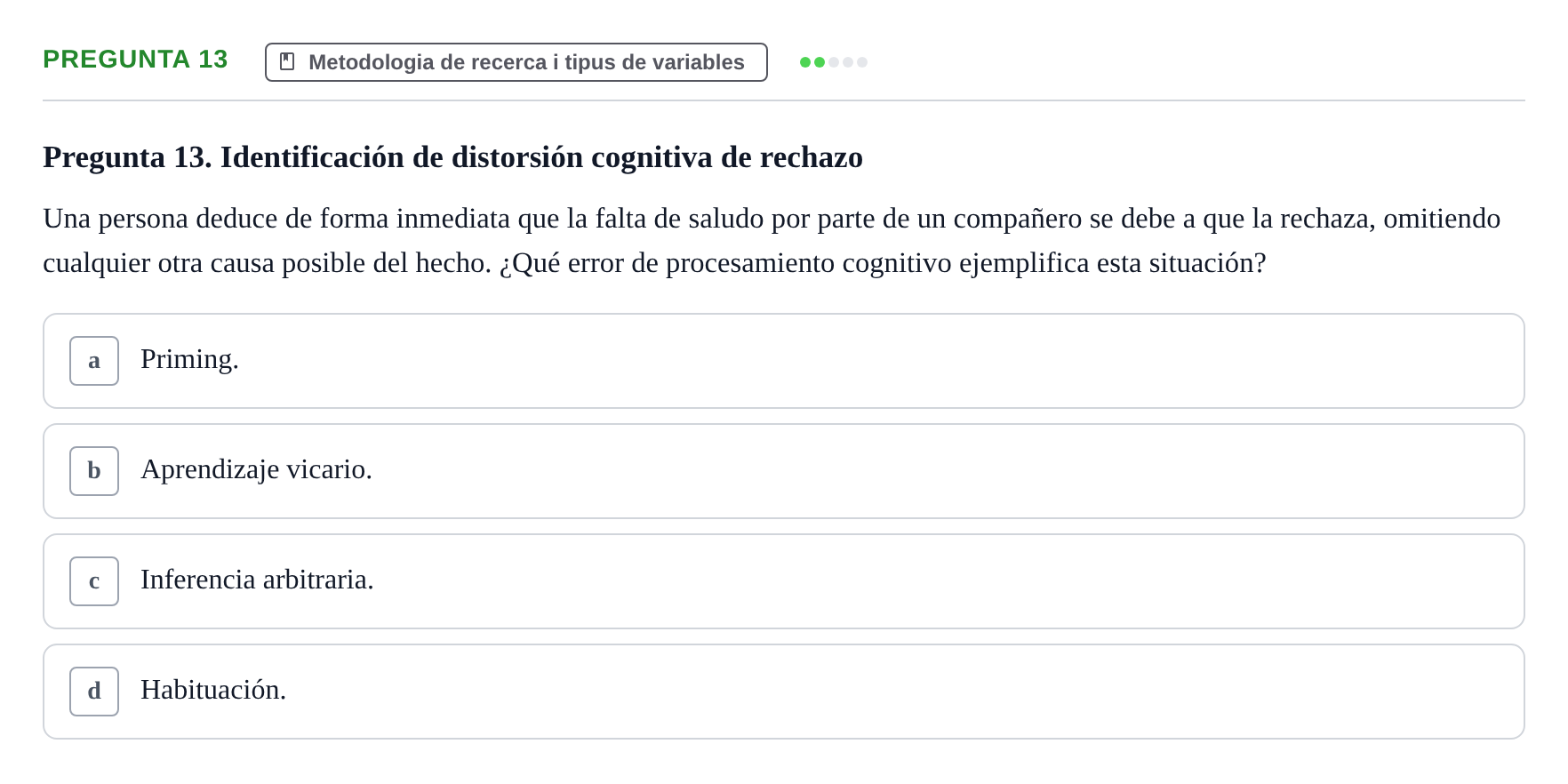 Enunciado: Pregunta 13