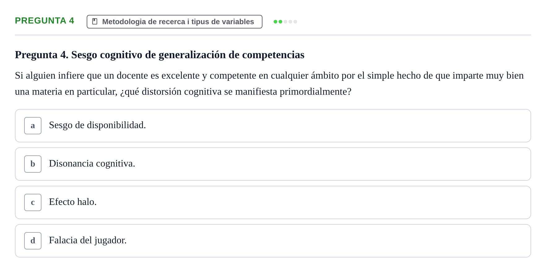 Enunciado: Pregunta 4