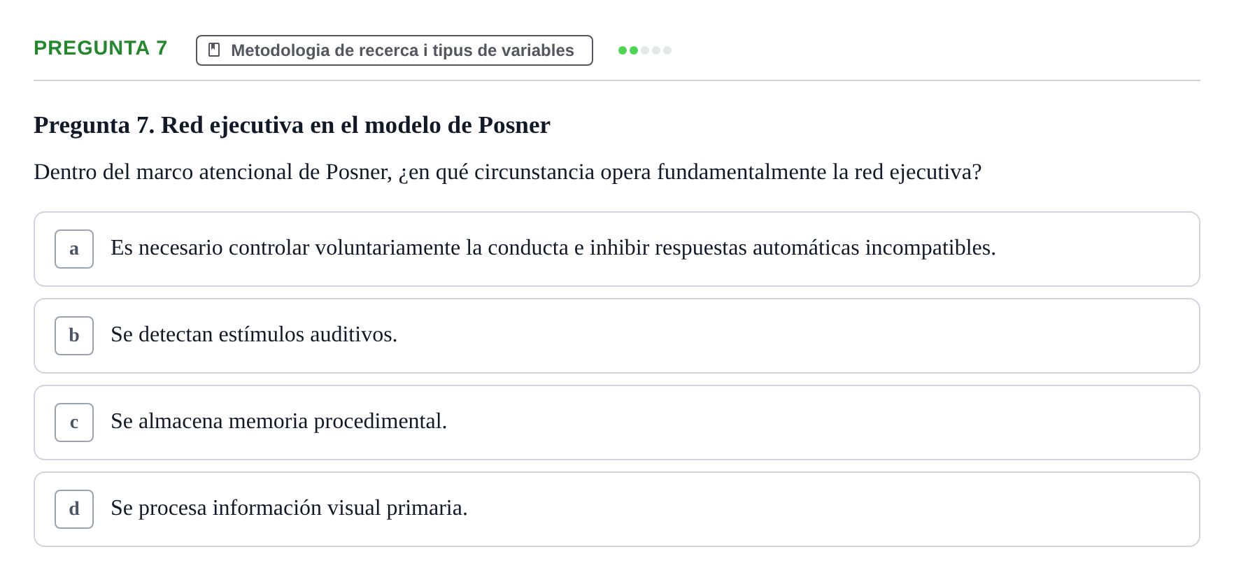 Enunciado: Pregunta 7