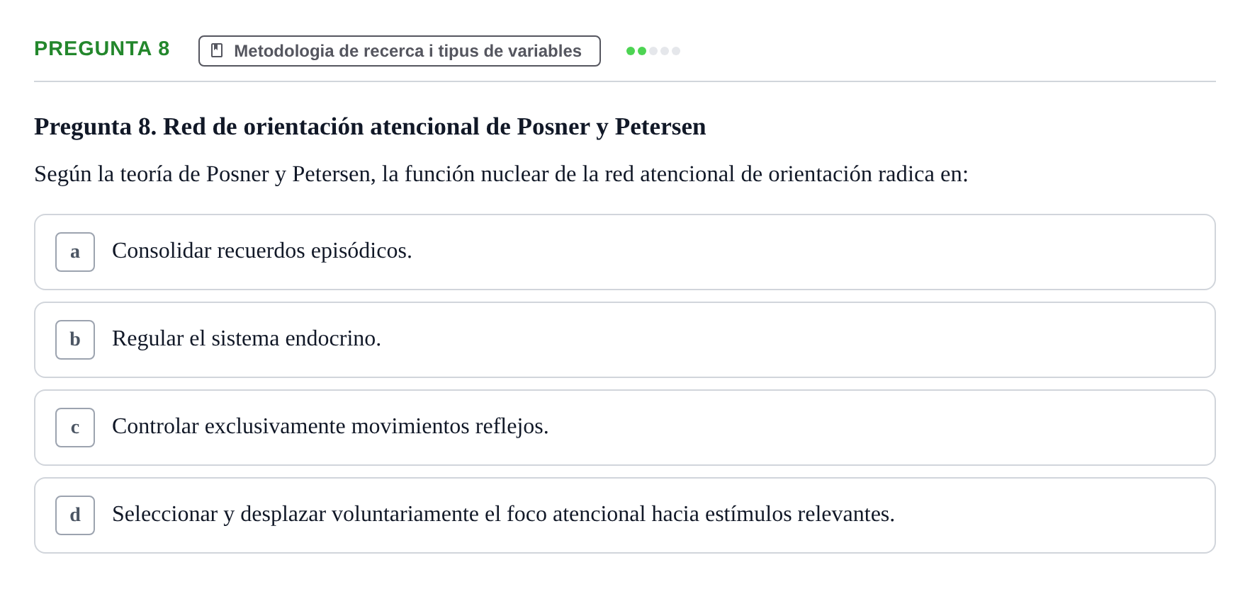 Enunciado: Pregunta 8
