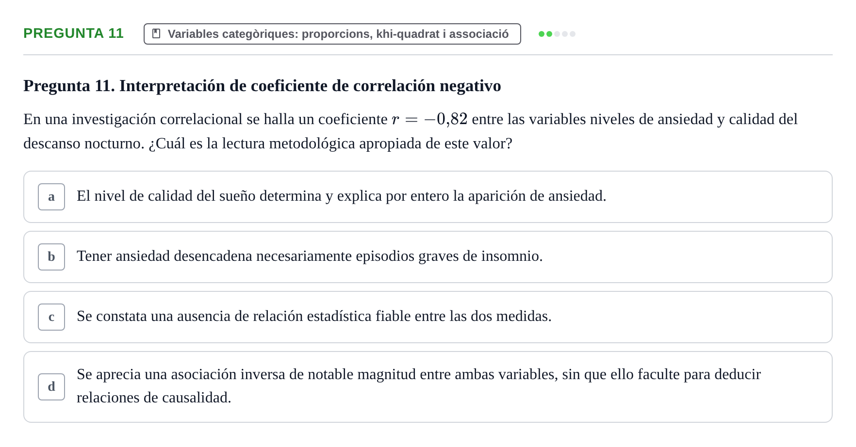 Enunciado: Pregunta 11