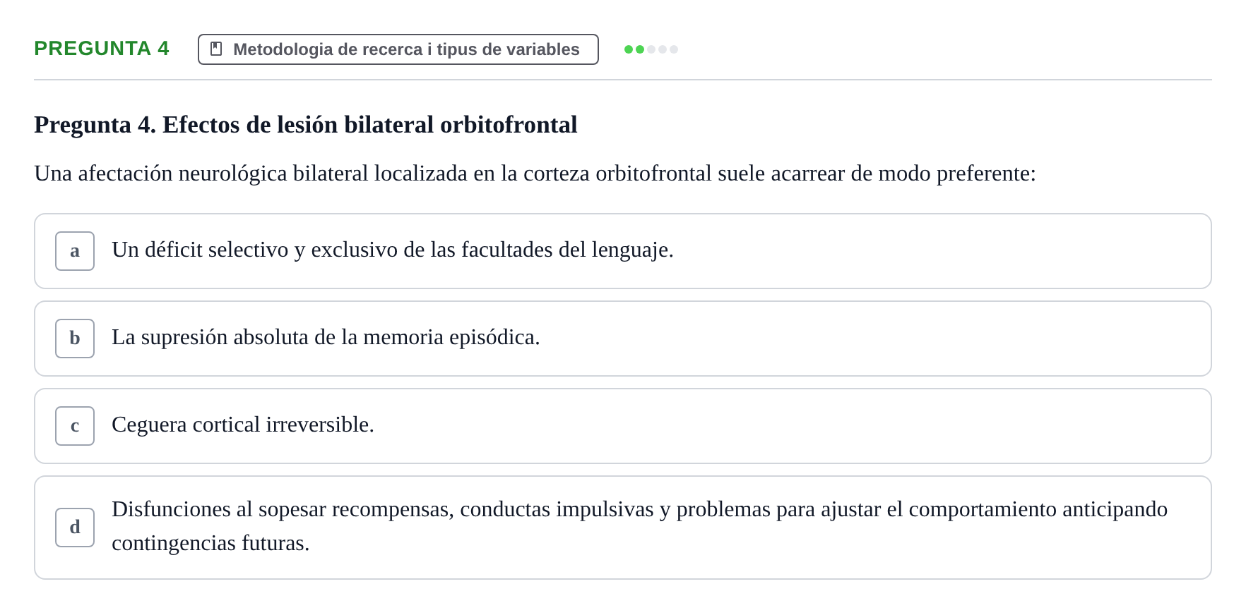 Enunciado: Pregunta 4