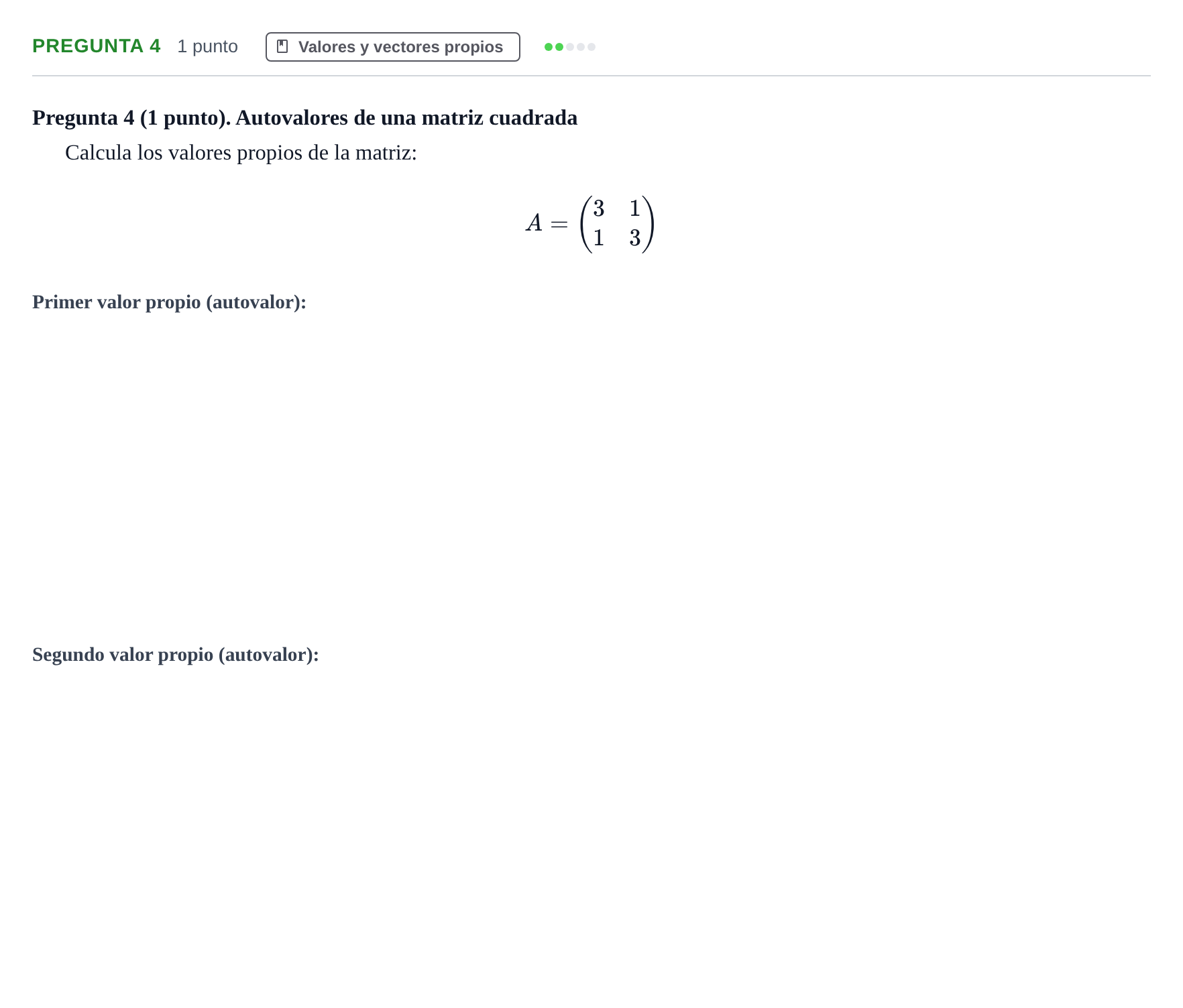 Enunciado: Pregunta 4 · Fundamentos de Matemáticas UOC Juny 2021