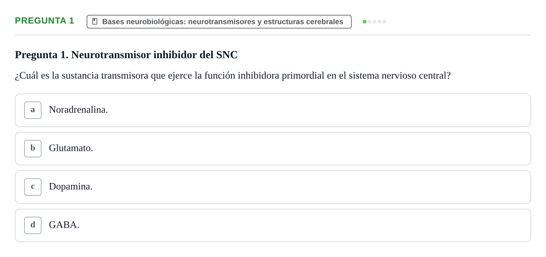 Enunciado: Pregunta 1
