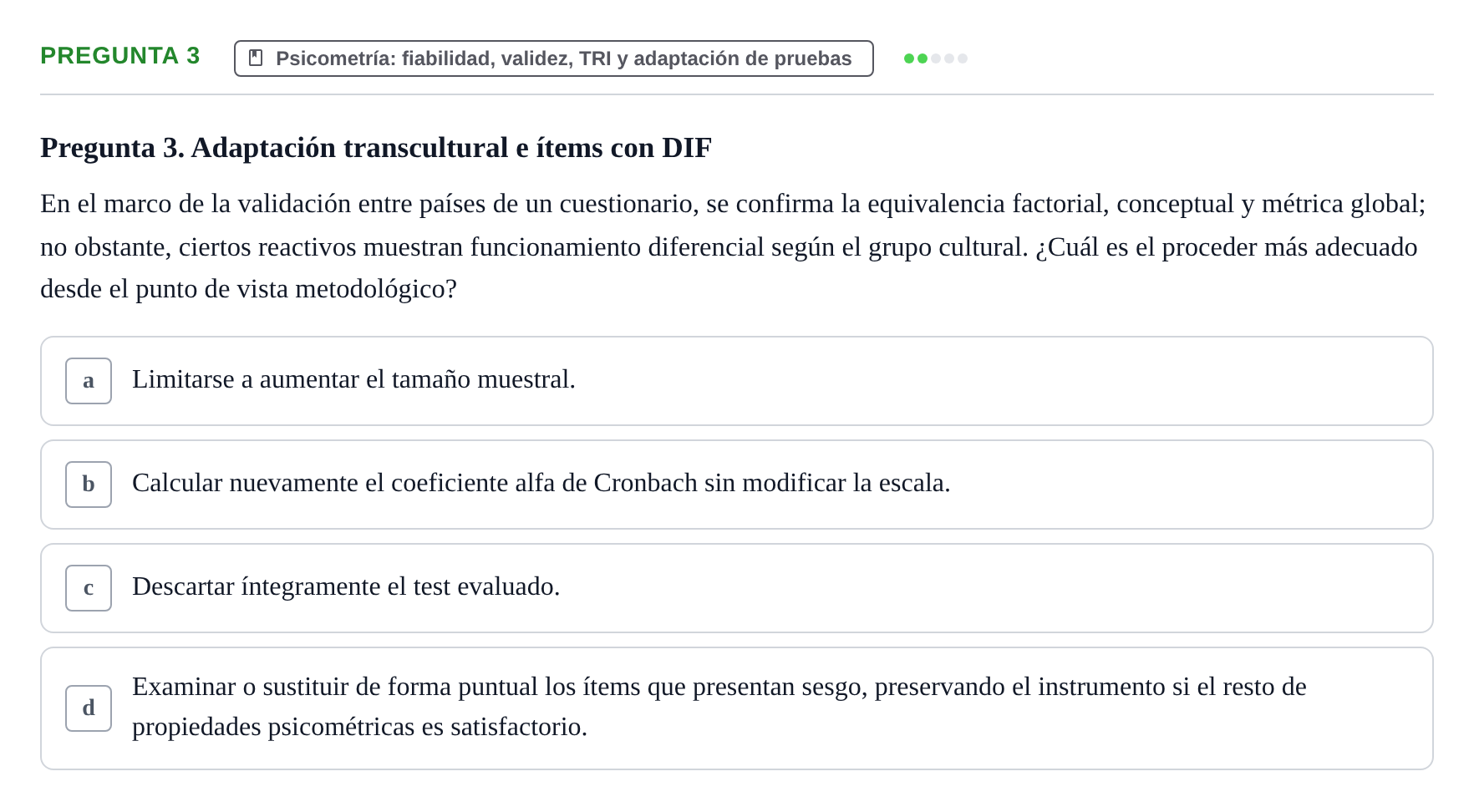 Enunciado: Pregunta 3
