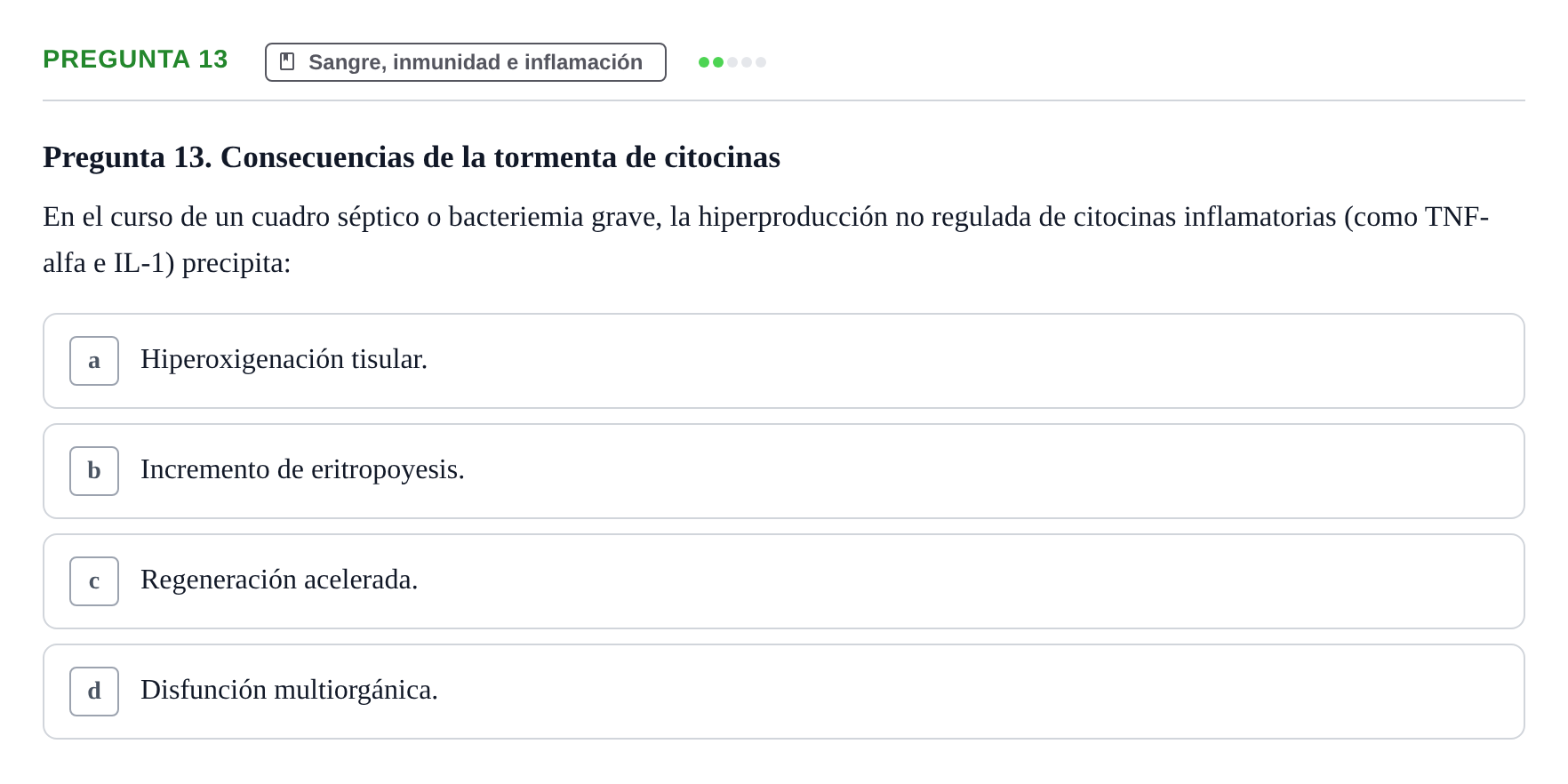 Enunciado: Pregunta 13