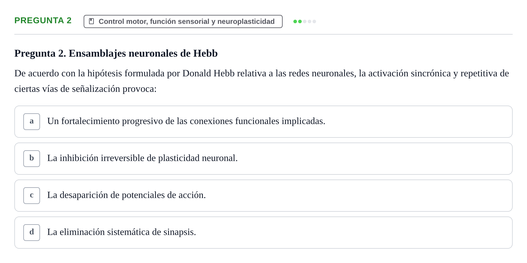 Enunciado: Pregunta 2