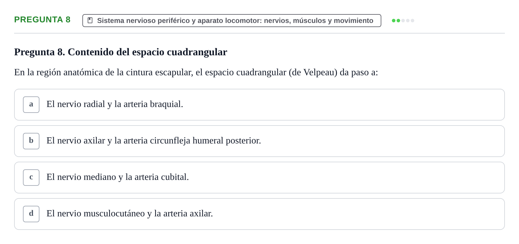 Enunciado: Pregunta 8