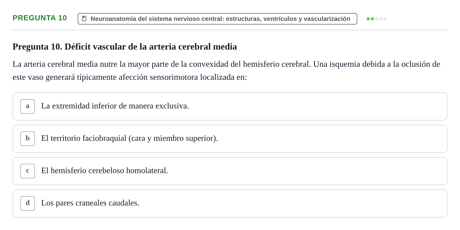 Enunciado: Pregunta 10