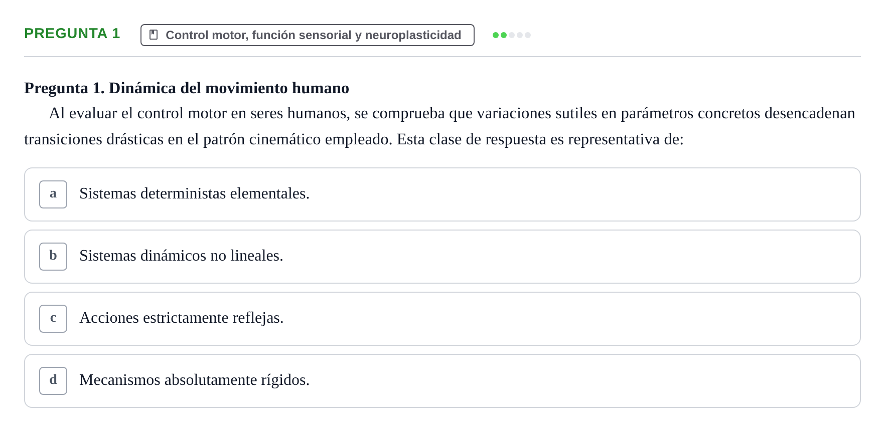 Enunciado: Pregunta 1