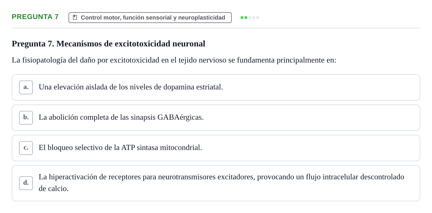 Enunciado: Pregunta 7