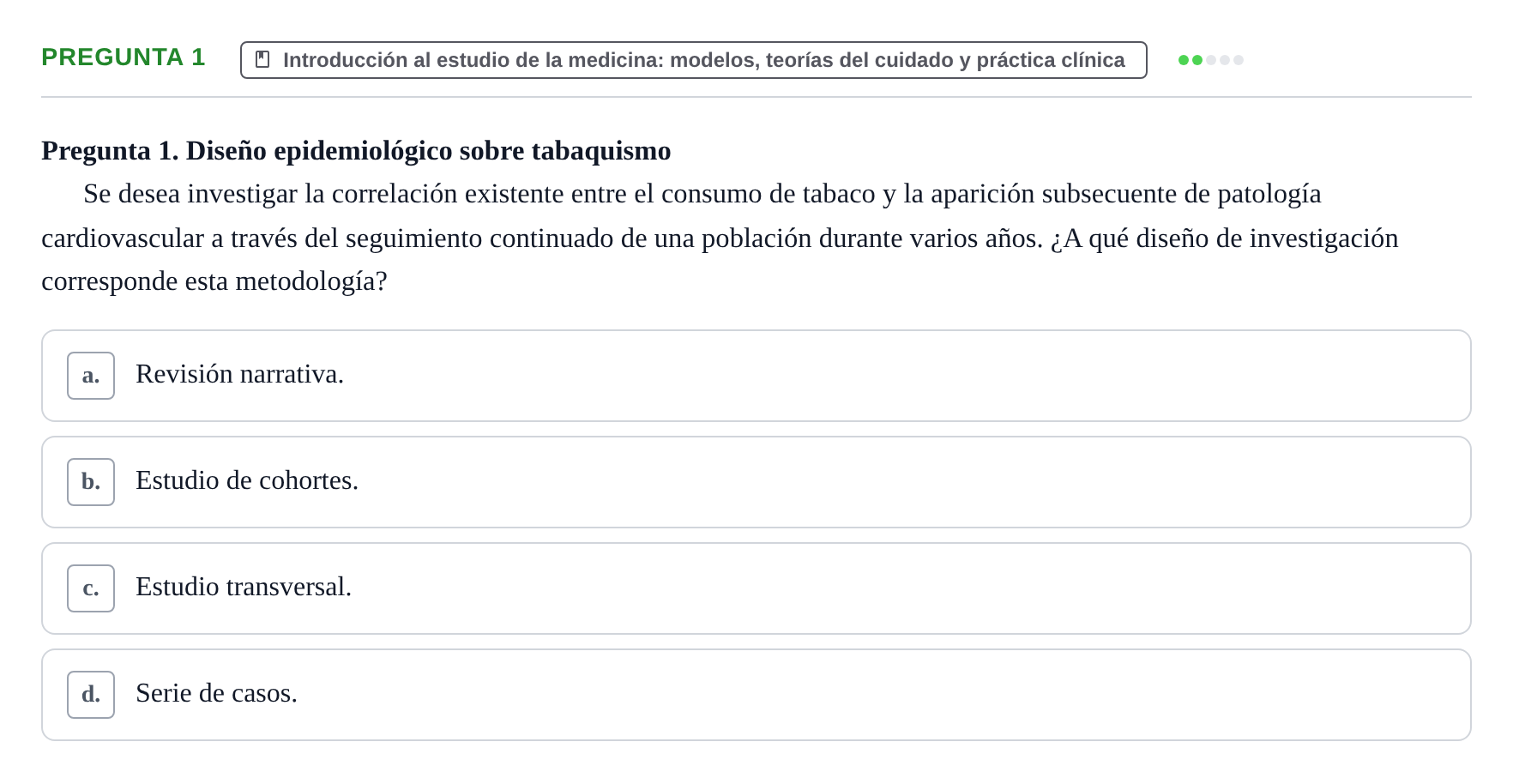 Enunciado: Pregunta 1
