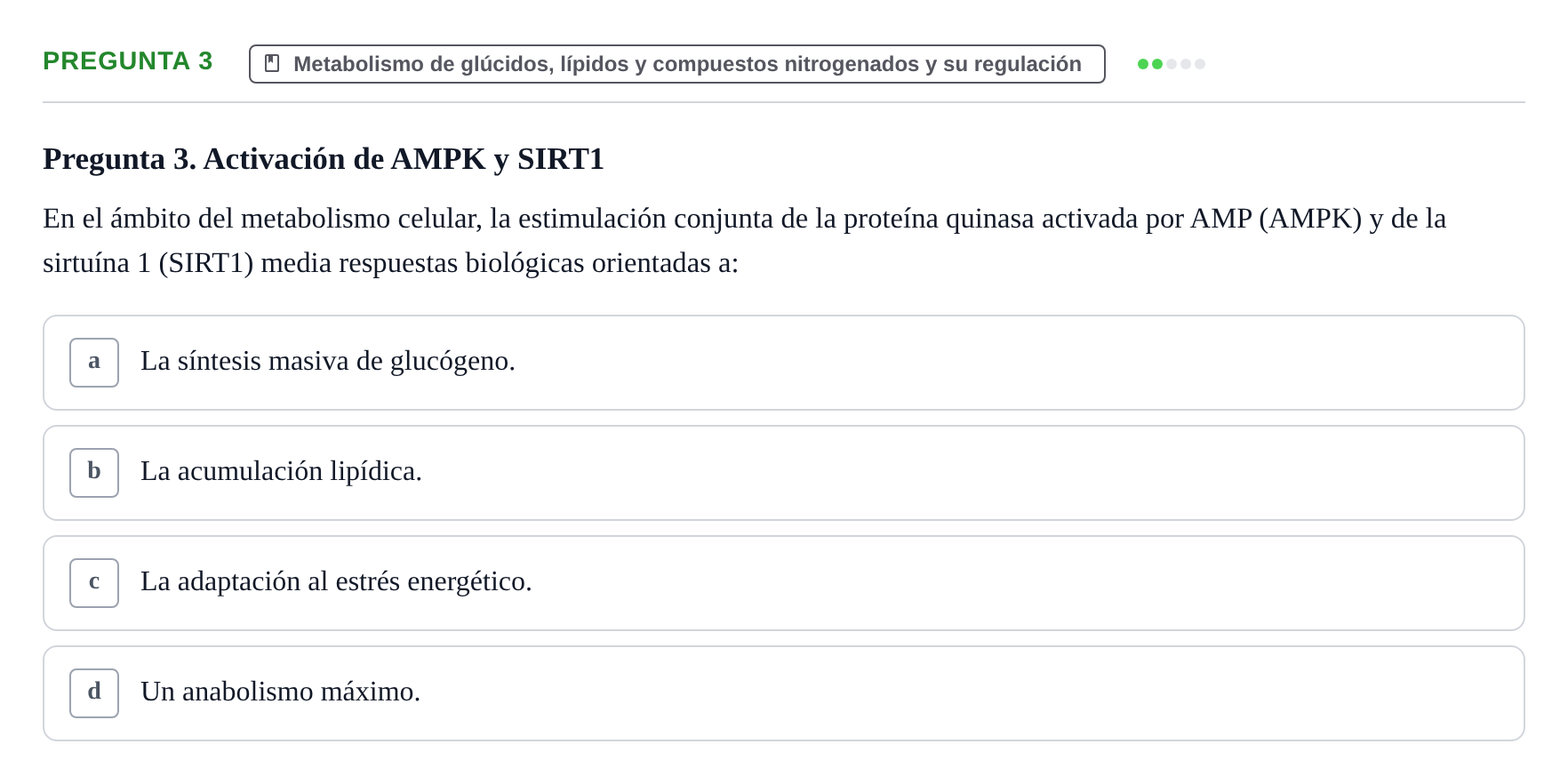 Enunciado: Pregunta 3