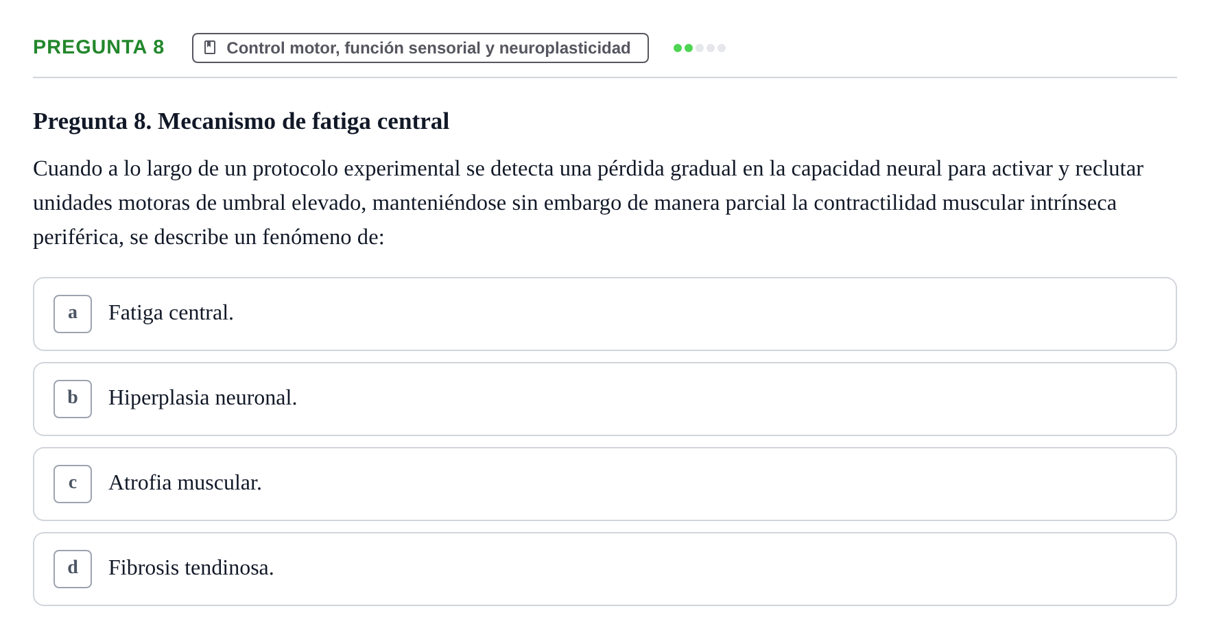 Enunciado: Pregunta 8