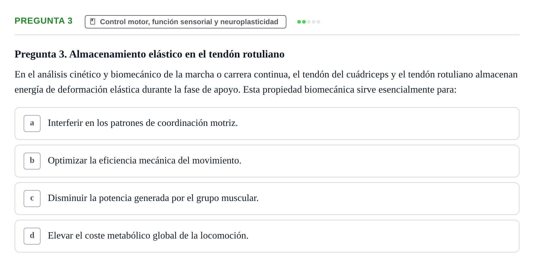 Enunciado: Pregunta 3