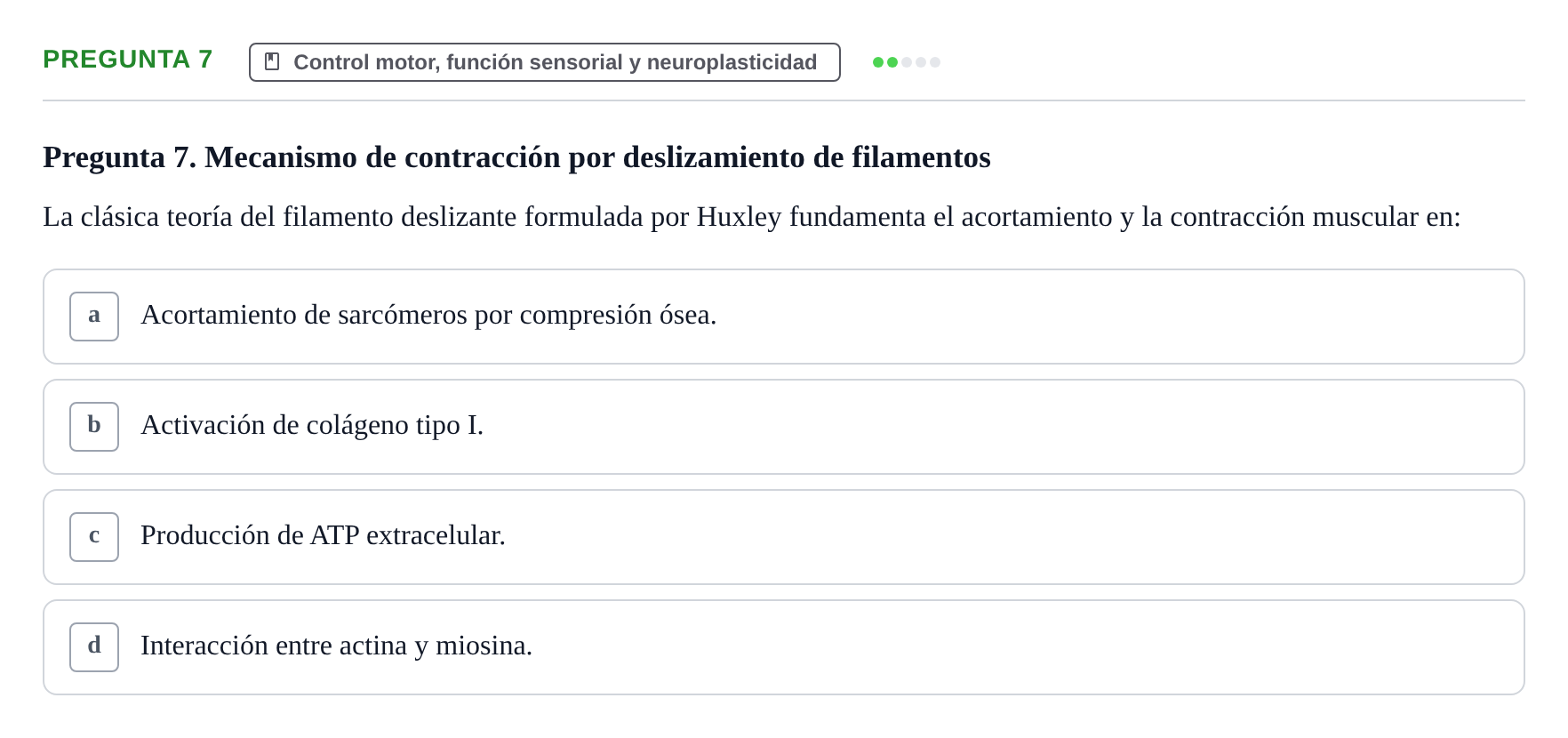 Enunciado: Pregunta 7