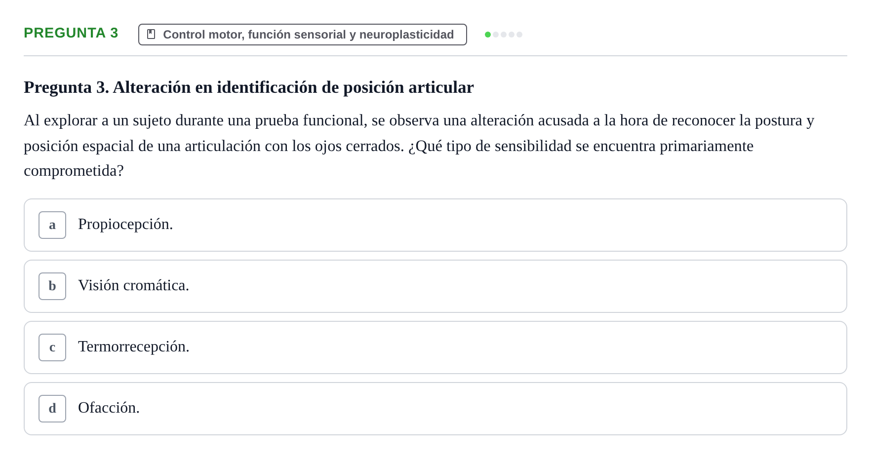 Enunciado: Pregunta 3