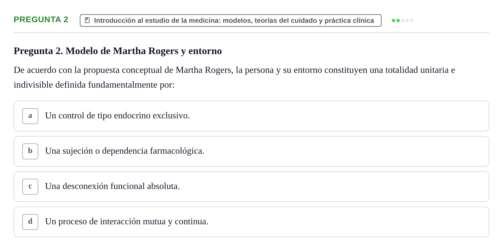 Enunciado: Pregunta 2