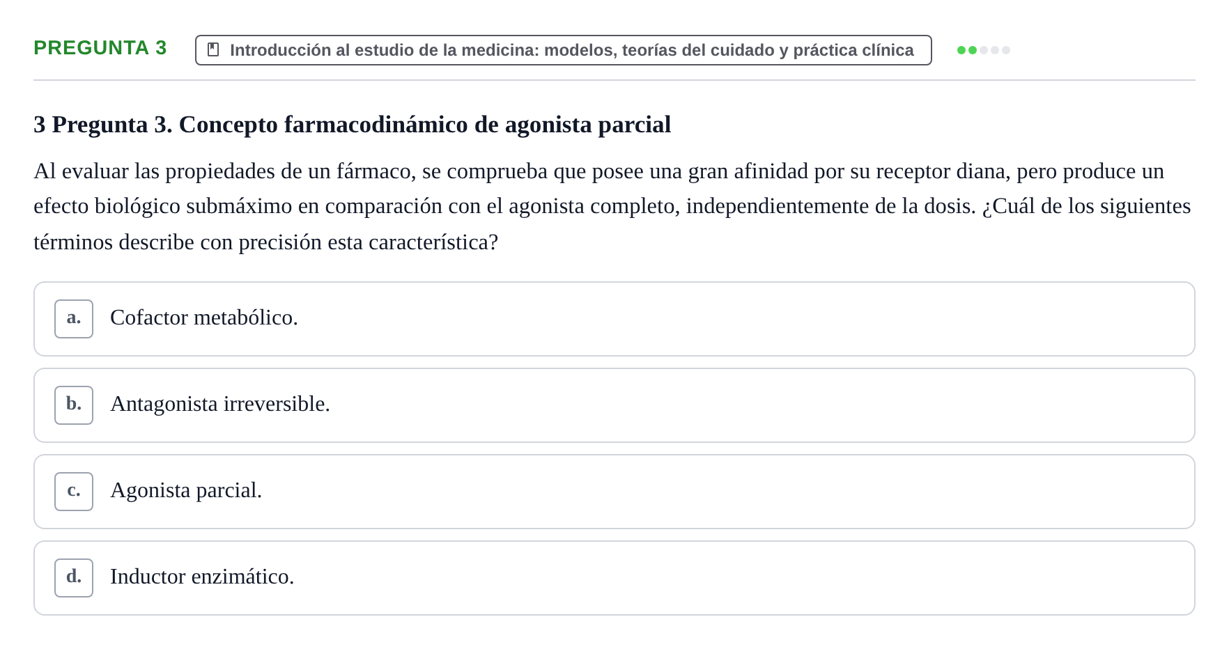 Enunciado: Pregunta 3