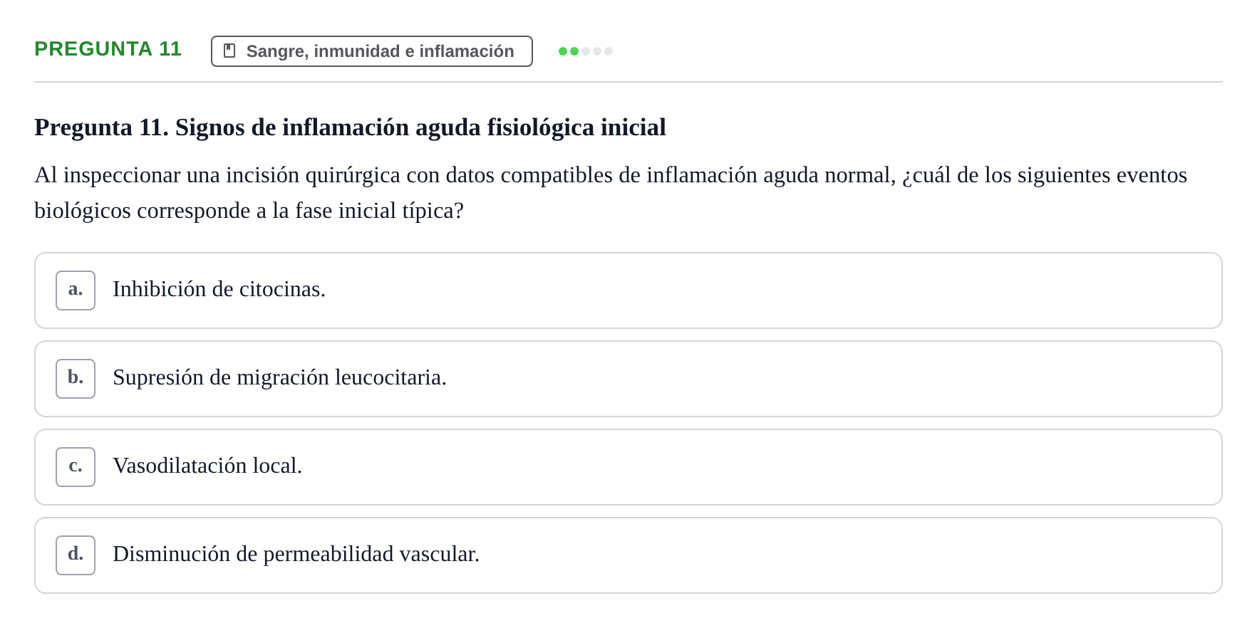 Enunciado: Pregunta 11