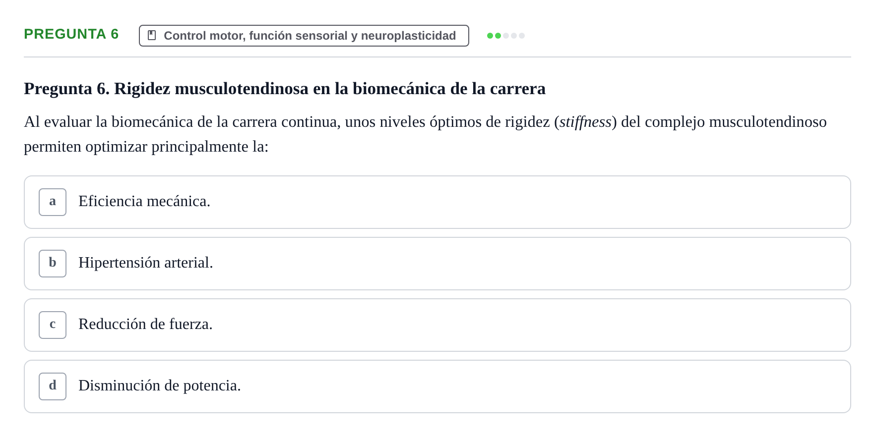 Enunciado: Pregunta 6