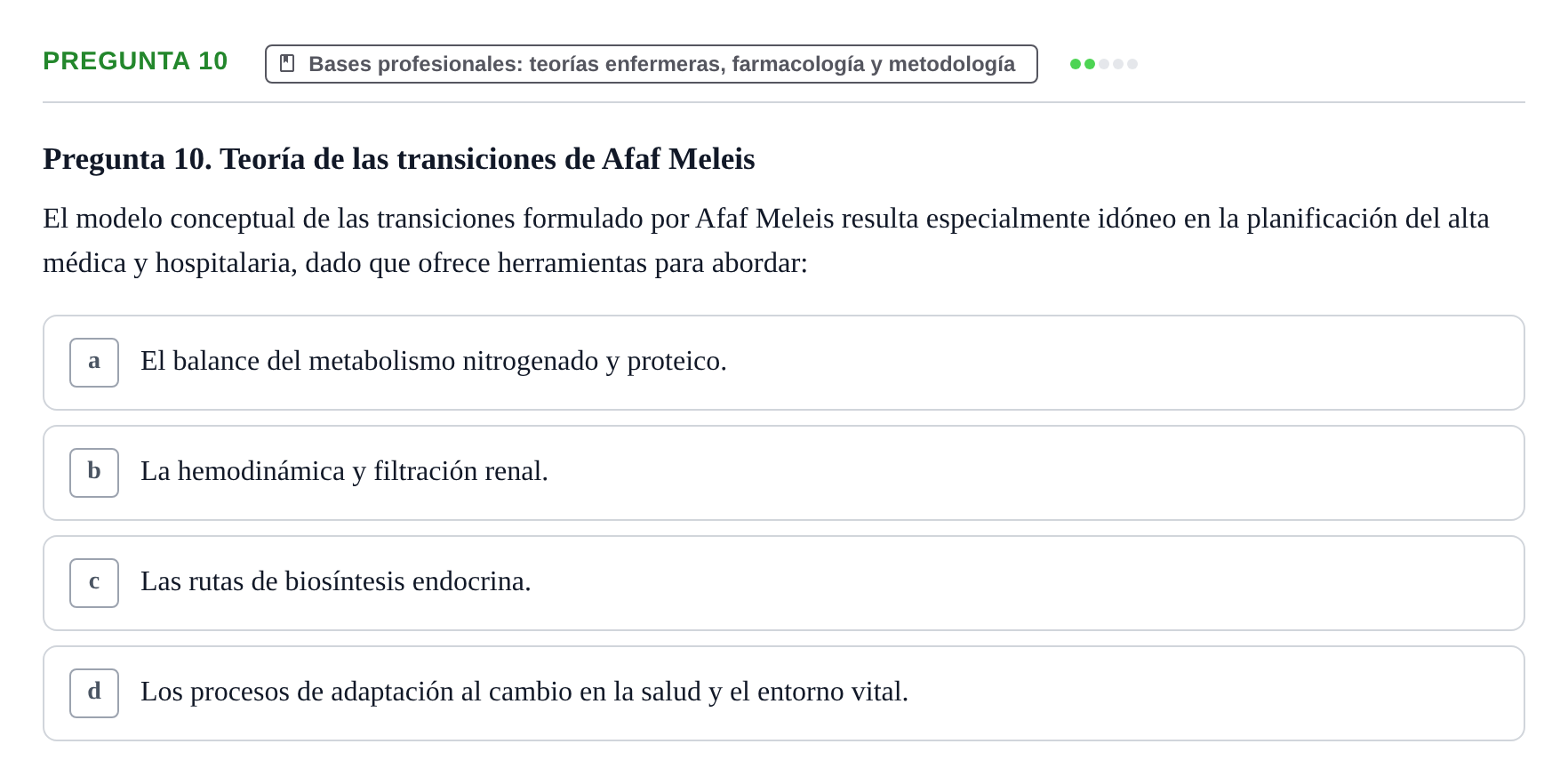 Enunciado: Pregunta 10