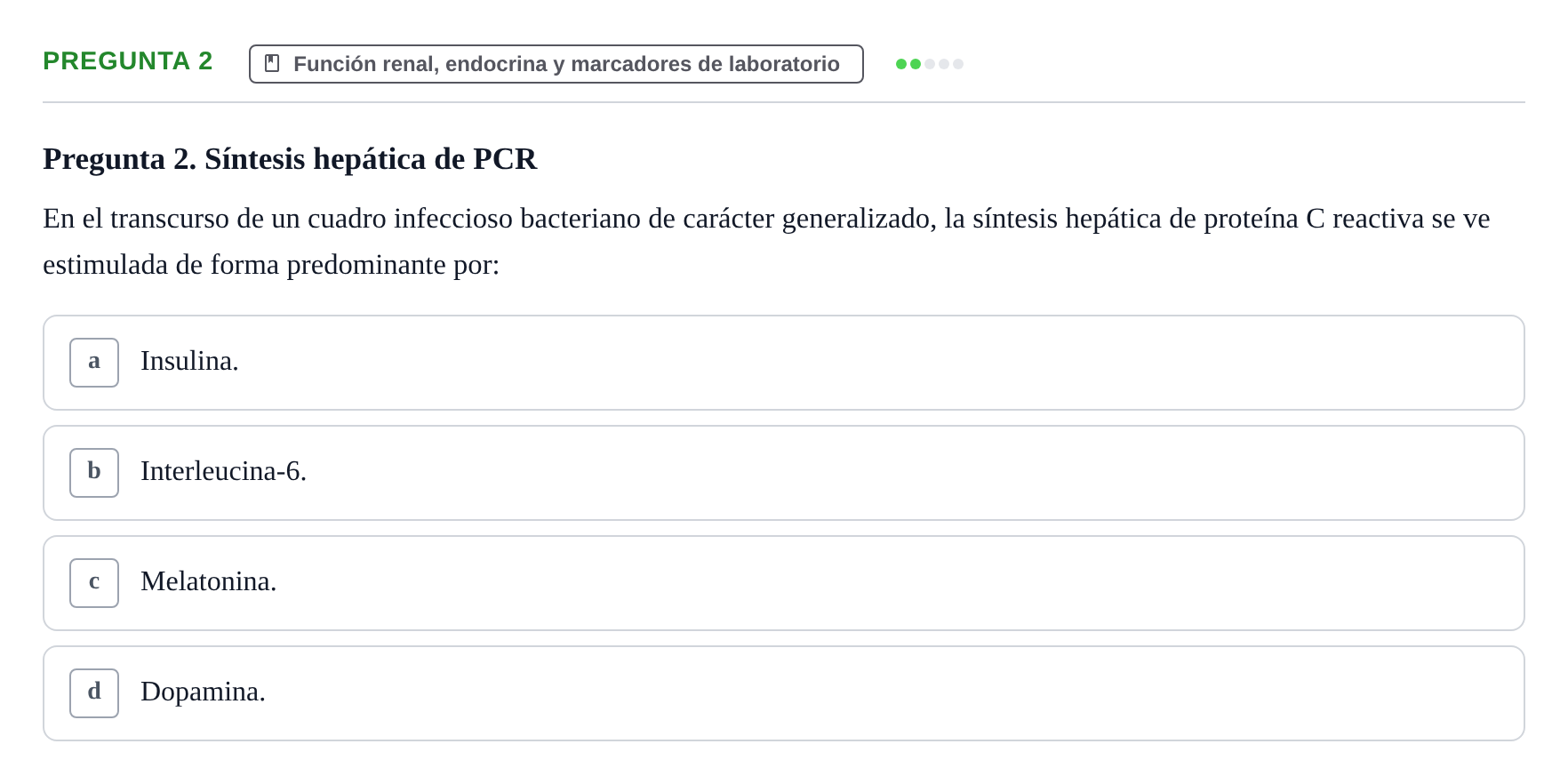 Enunciado: Pregunta 2