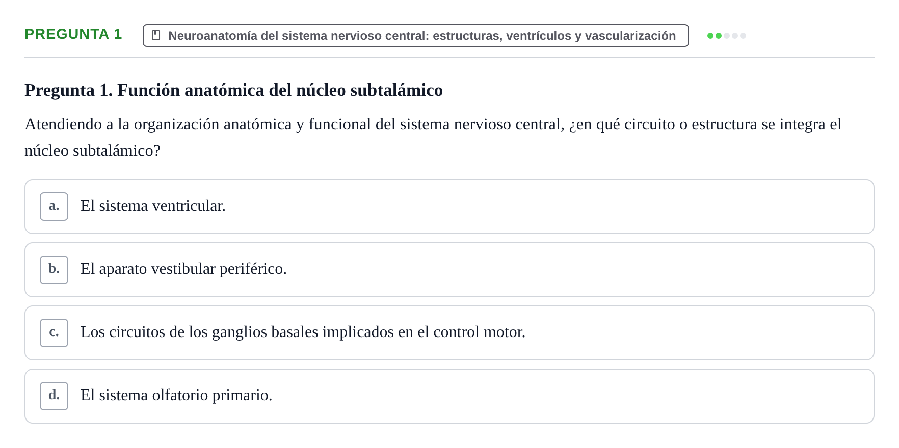 Enunciado: Pregunta 1