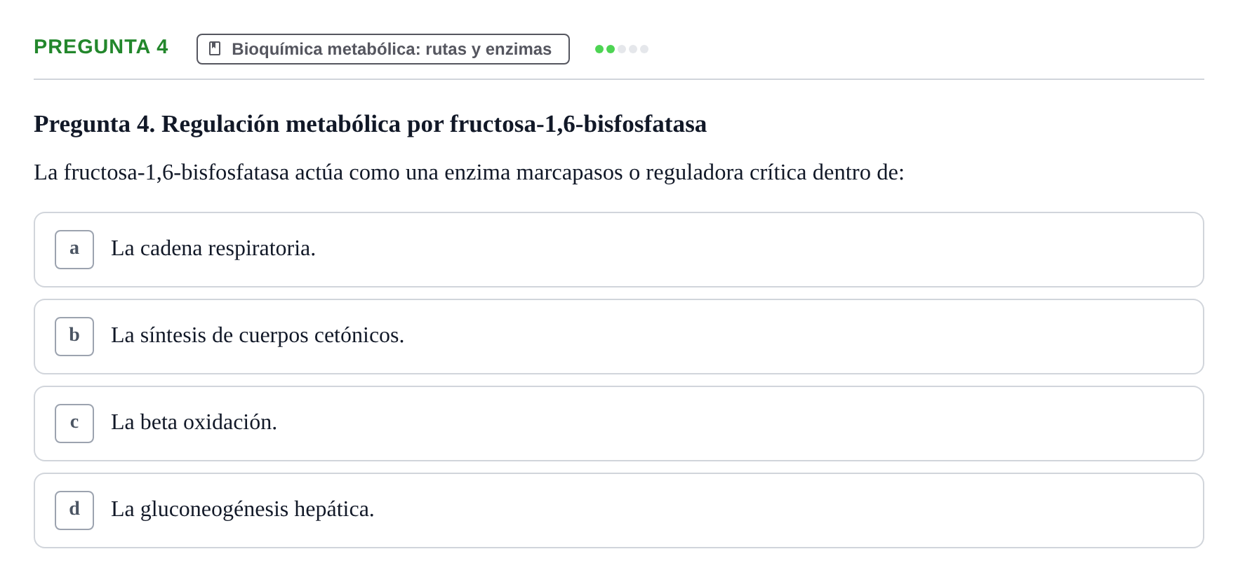 Enunciado: Pregunta 4