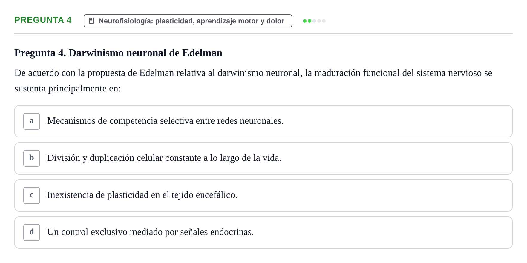 Enunciado: Pregunta 4