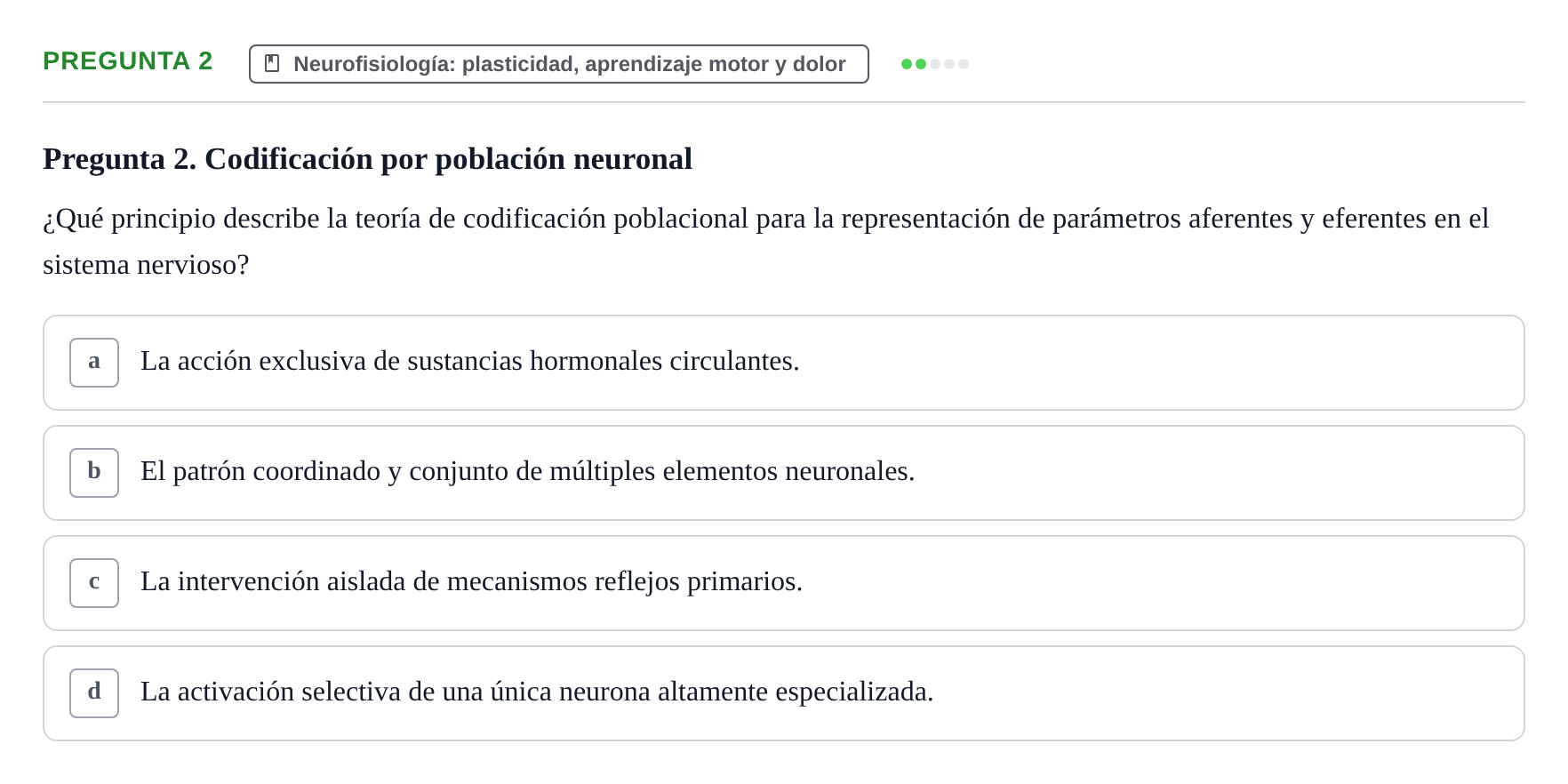 Enunciado: Pregunta 2