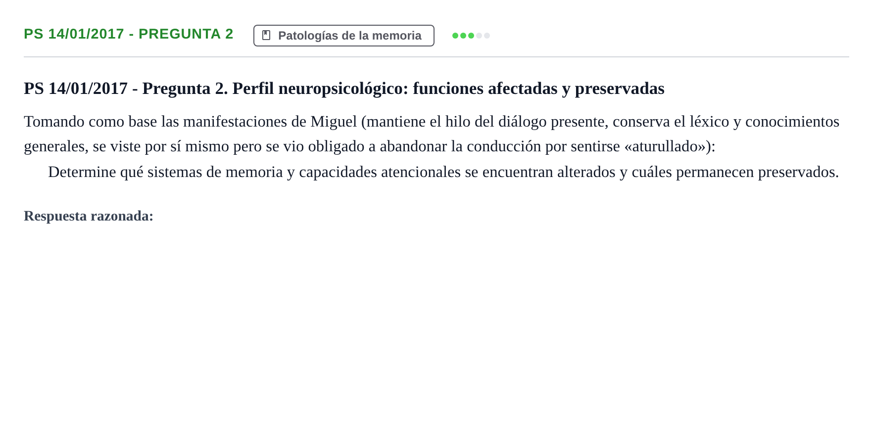 Enunciado: Ejercicio PS 14/01/2017 - Pregunta 2 · Psicología de la Atención y la Memoria UOC 2017