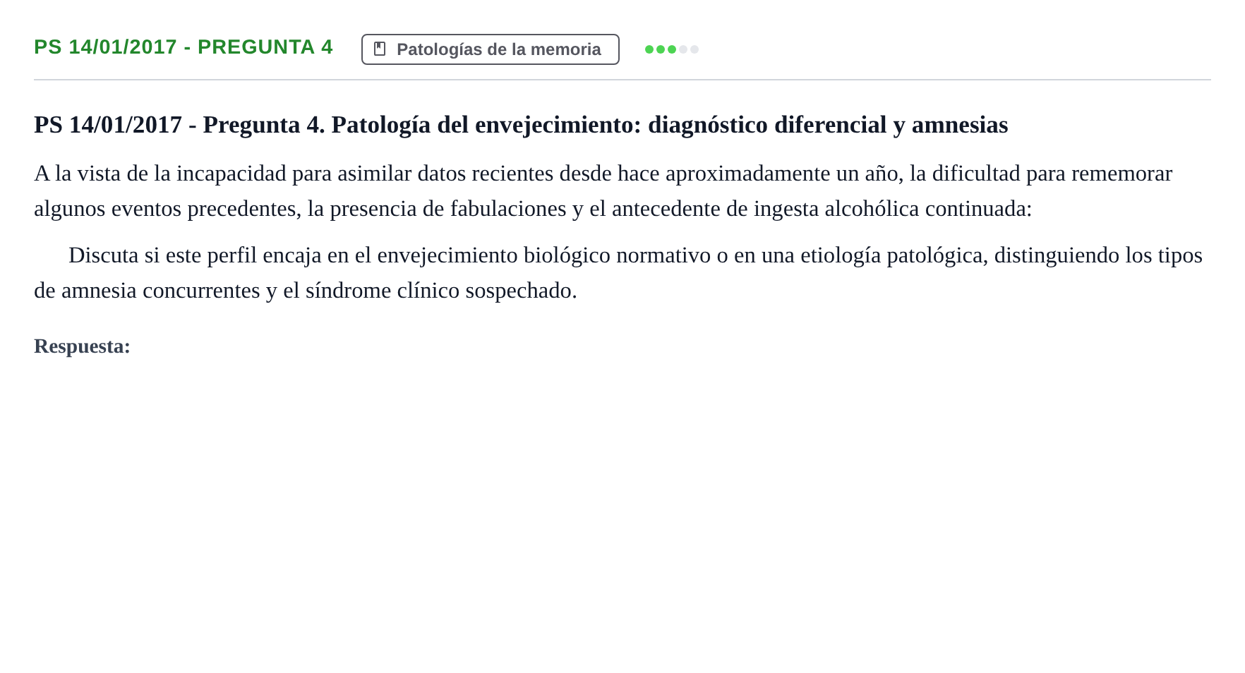 Enunciado: Ejercicio PS 14/01/2017 - Pregunta 4 · Psicología de la Atención y la Memoria UOC 2017