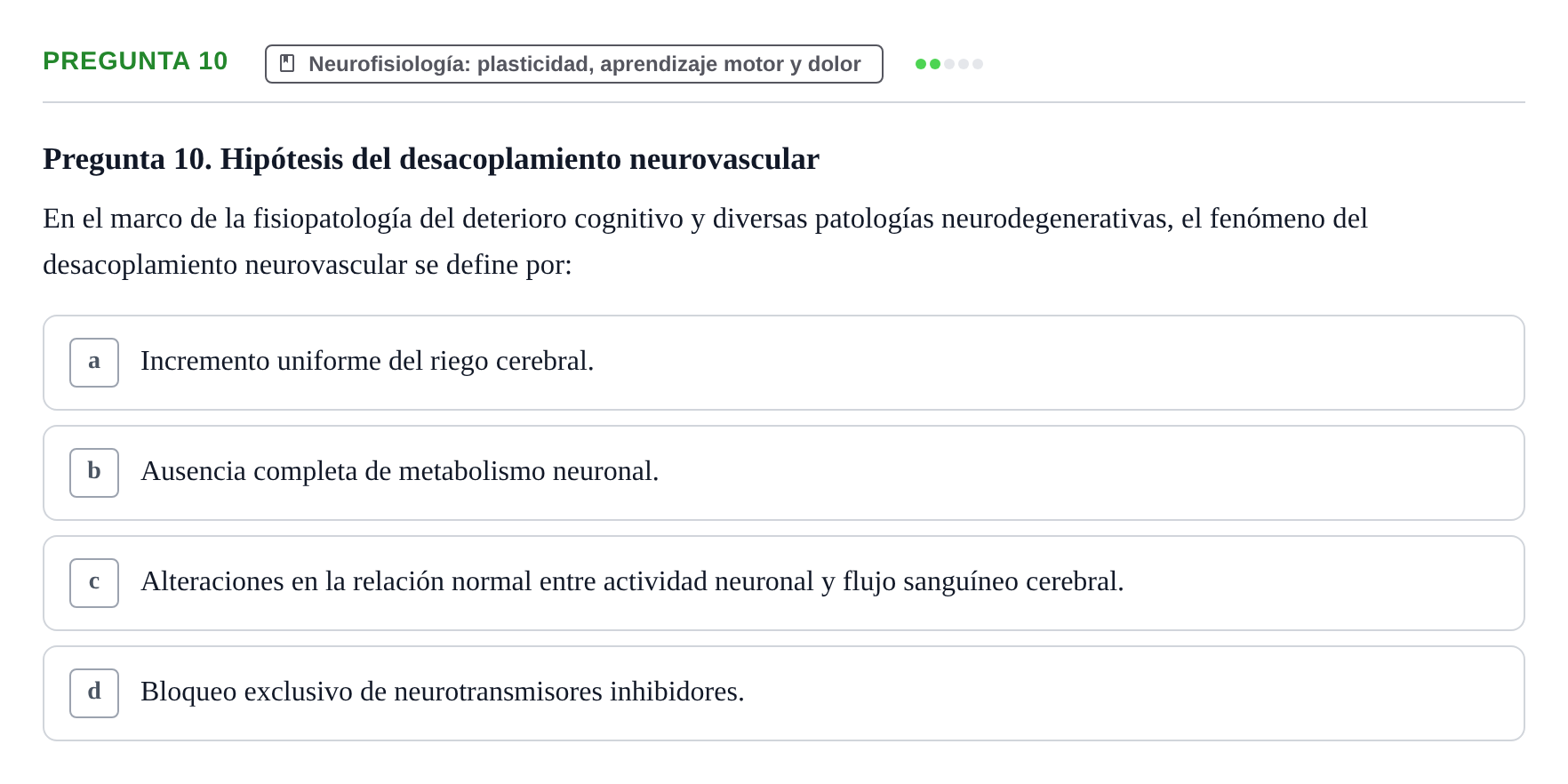 Enunciado: Pregunta 10