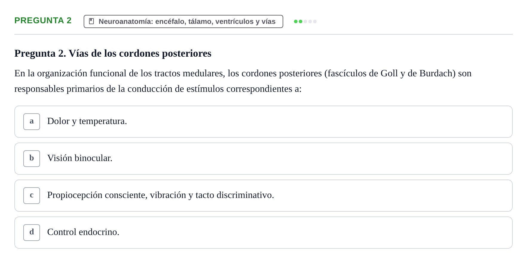 Enunciado: Pregunta 2