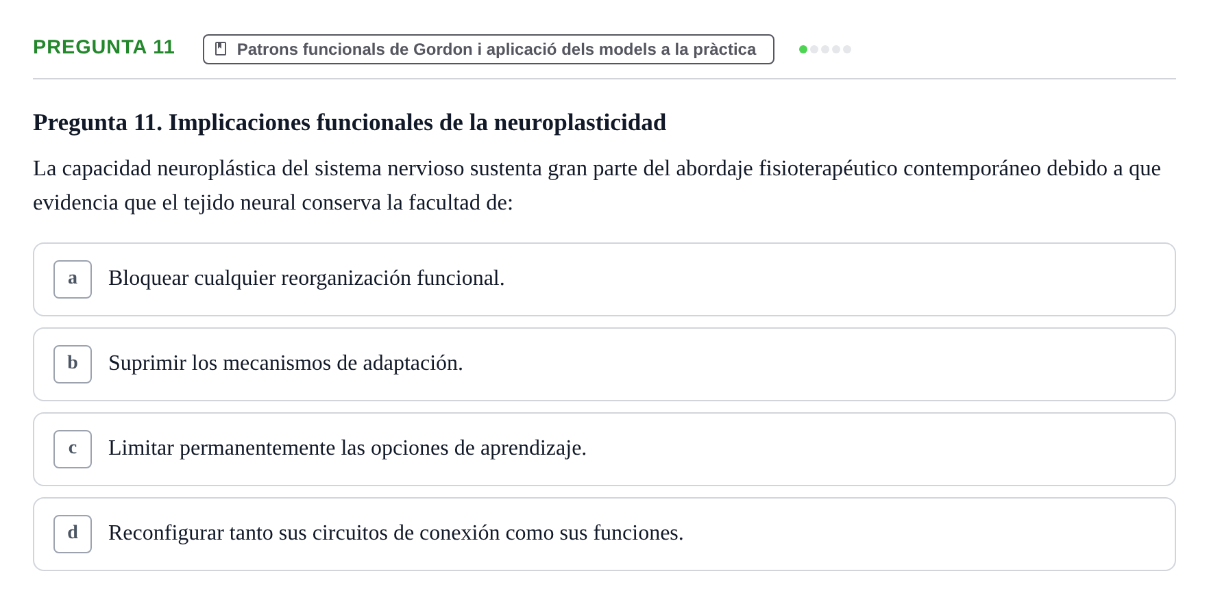 Enunciado: Pregunta 11
