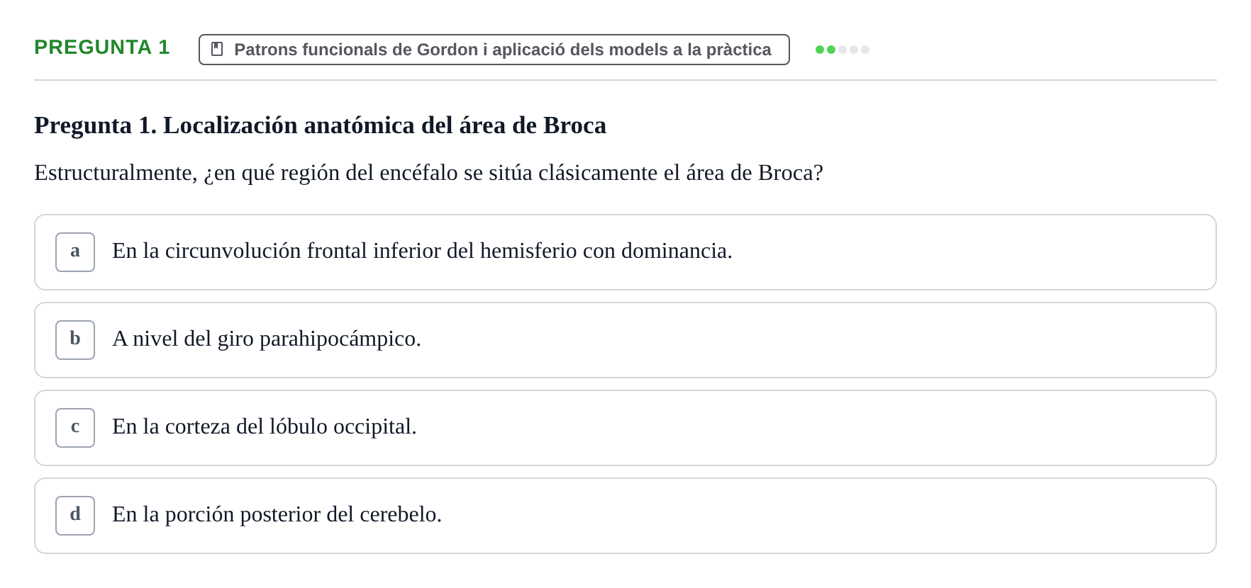 Enunciado: Pregunta 1