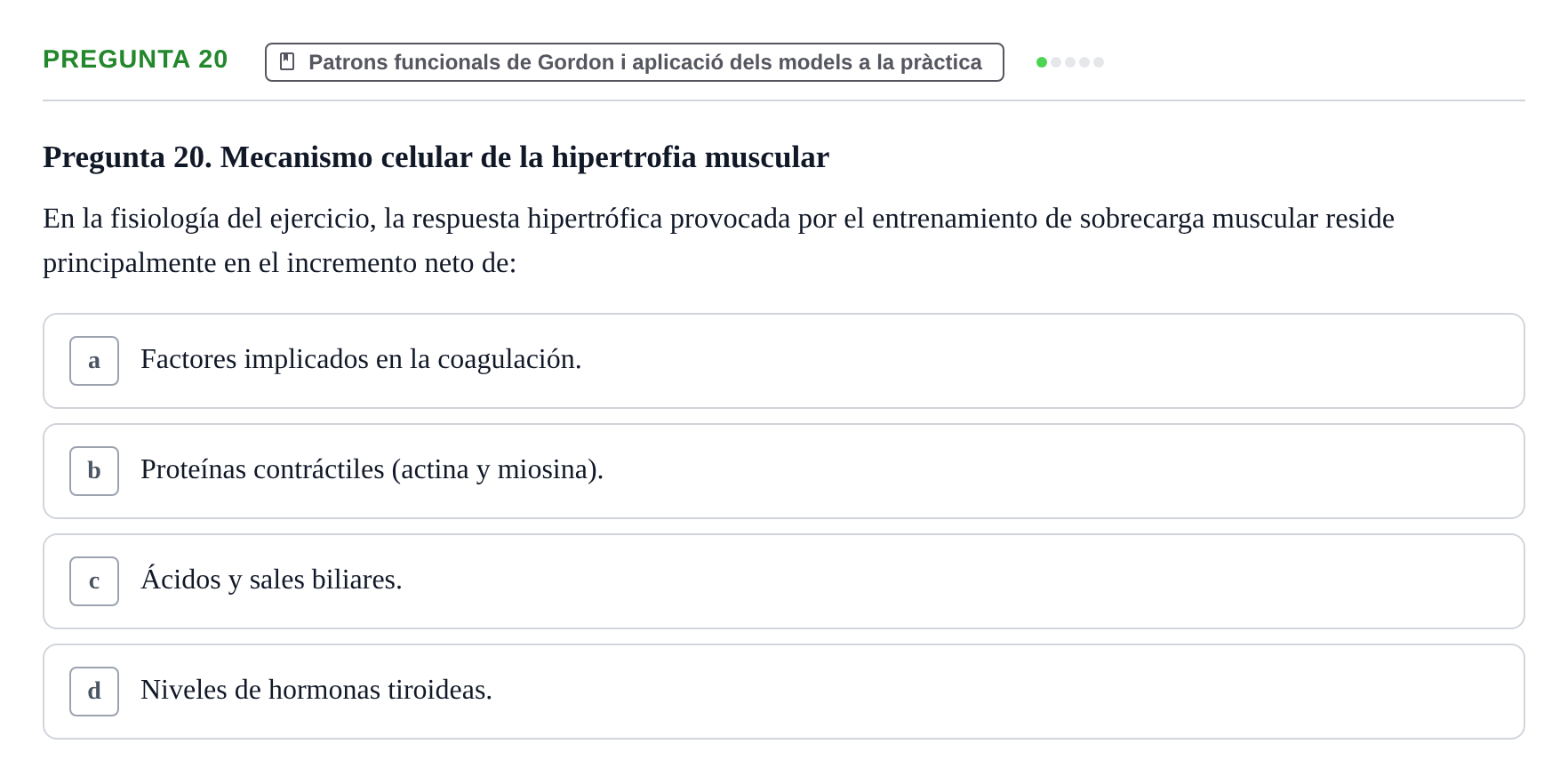 Enunciado: Pregunta 20