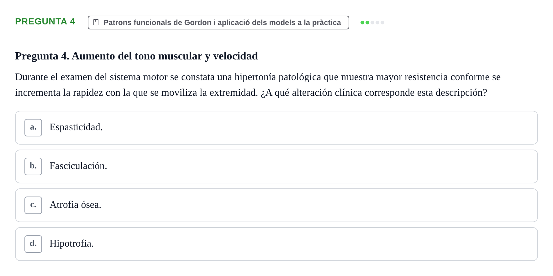Enunciado: Pregunta 4