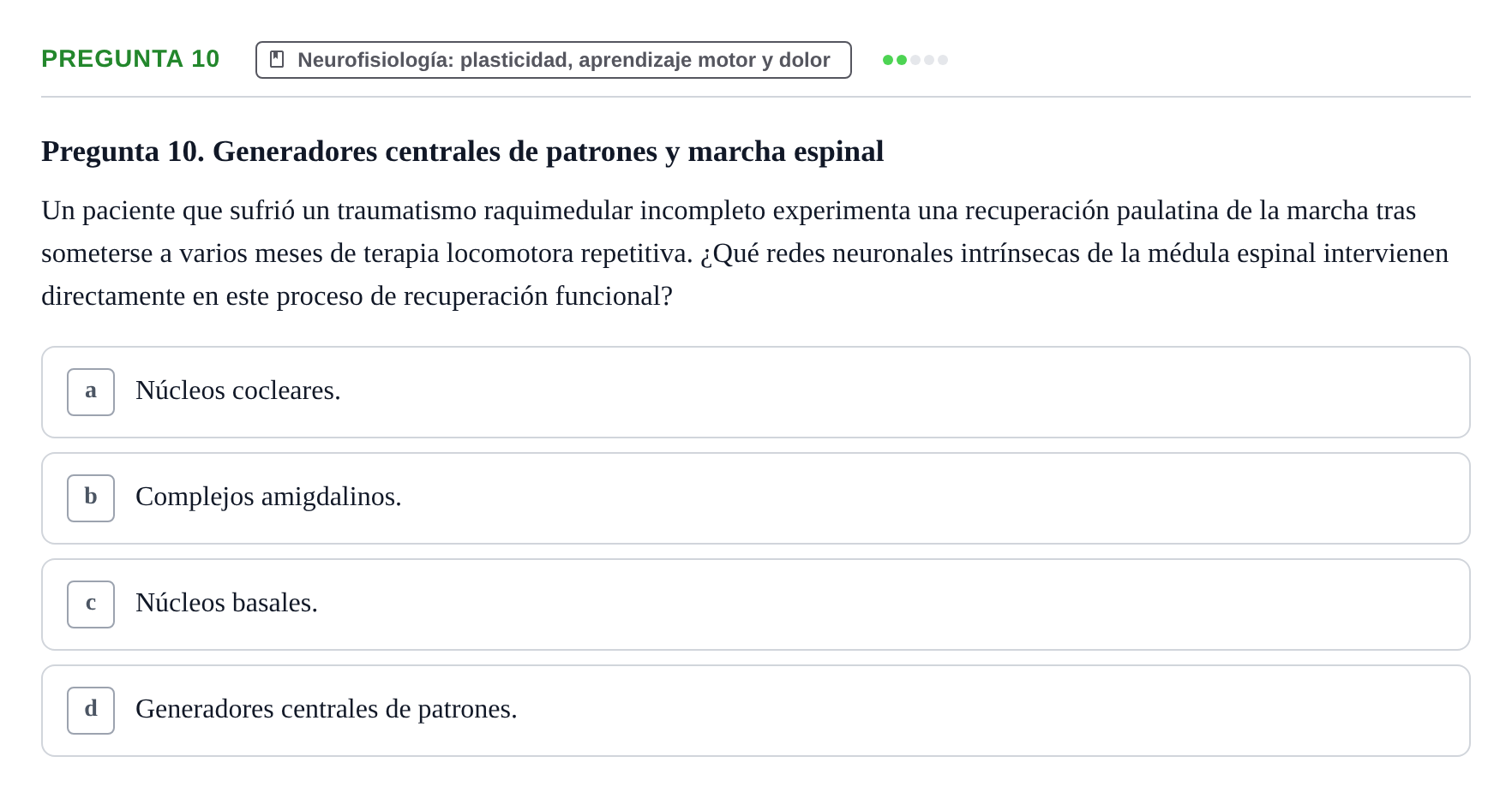 Enunciado: Pregunta 10