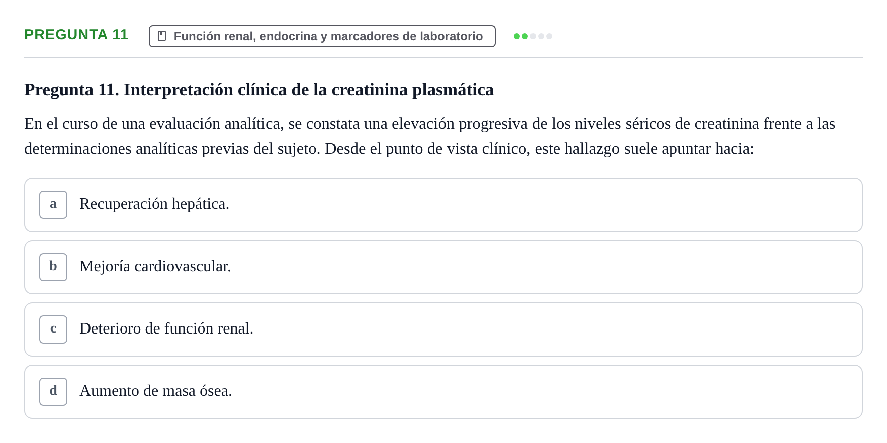 Enunciado: Pregunta 11