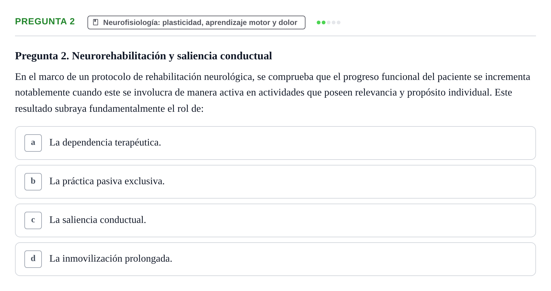 Enunciado: Pregunta 2