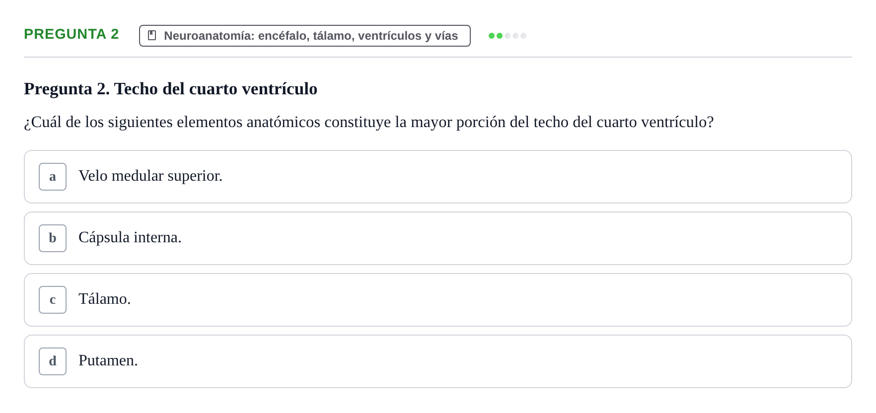 Enunciado: Pregunta 2