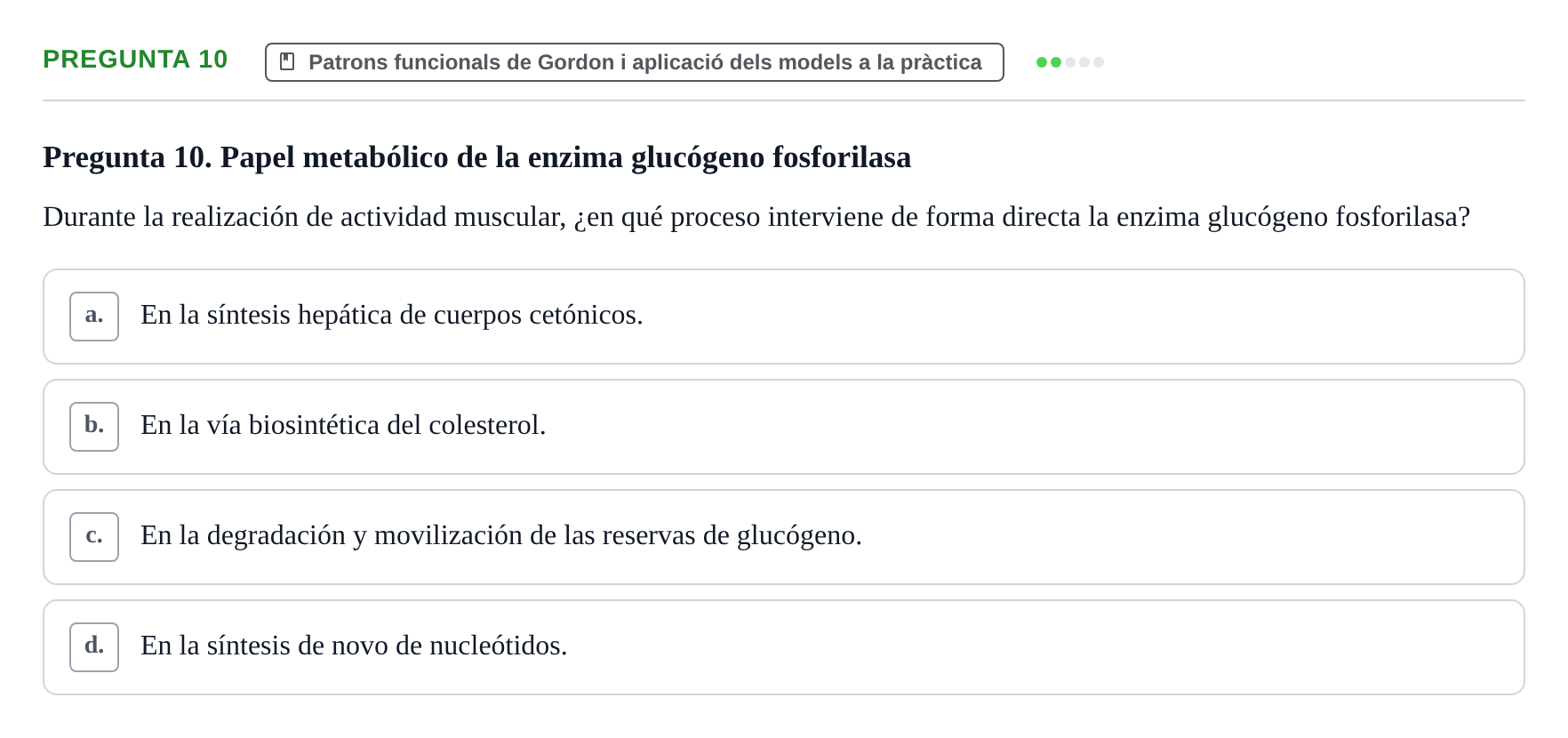 Enunciado: Pregunta 10