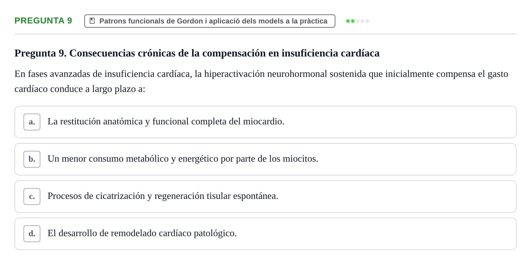 Enunciado: Pregunta 9