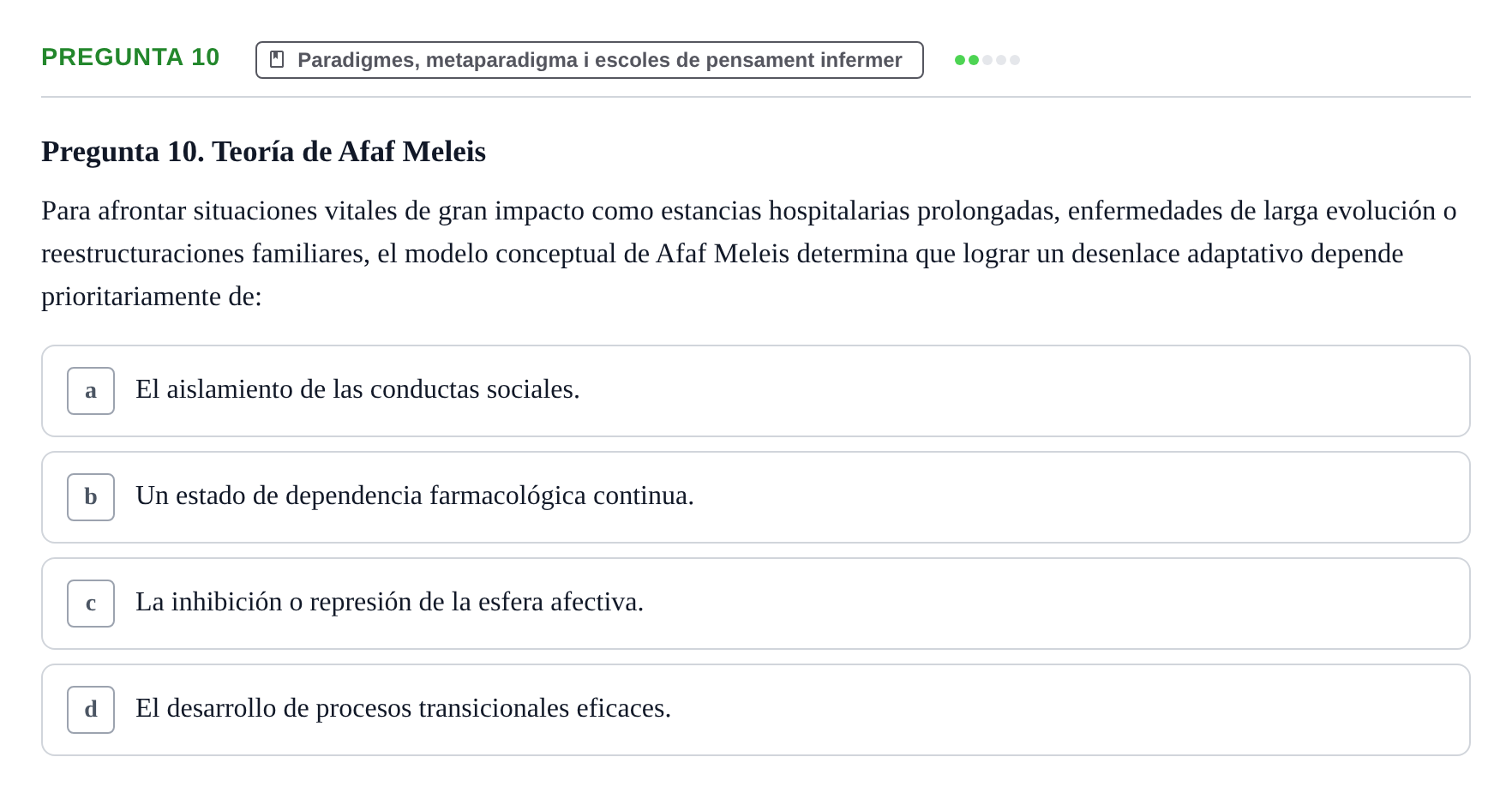 Enunciado: Pregunta 10