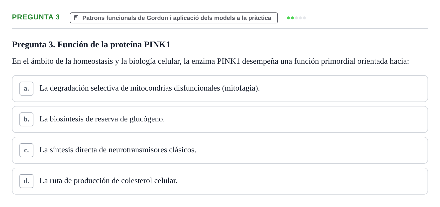 Enunciado: Pregunta 3